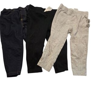 Carter's 18 Month Toddler Bundle of 3 Pants